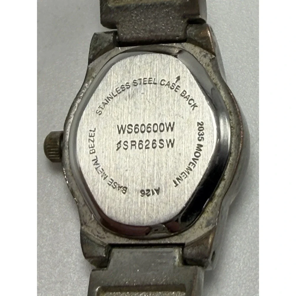 White Stag WS60600W New Battery Ladies MOP Watch Tiger's Eye 20MM 6.75